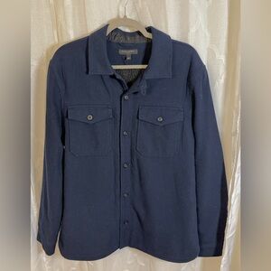 Banana Republic Dark Blue Men's Shirt Jacket | Slim Fit | Size Large | Navy Coat